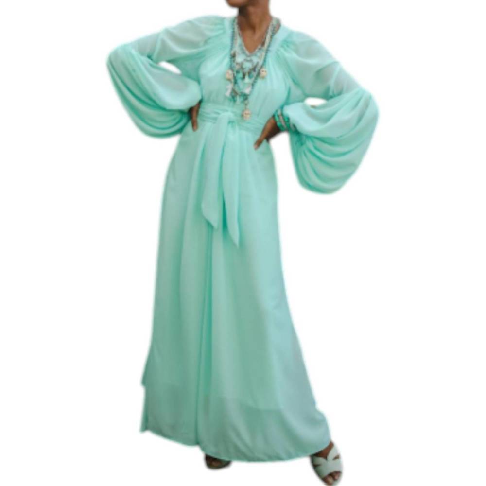 NEW JENNAFER GRACE tiffany stardust dress in blue